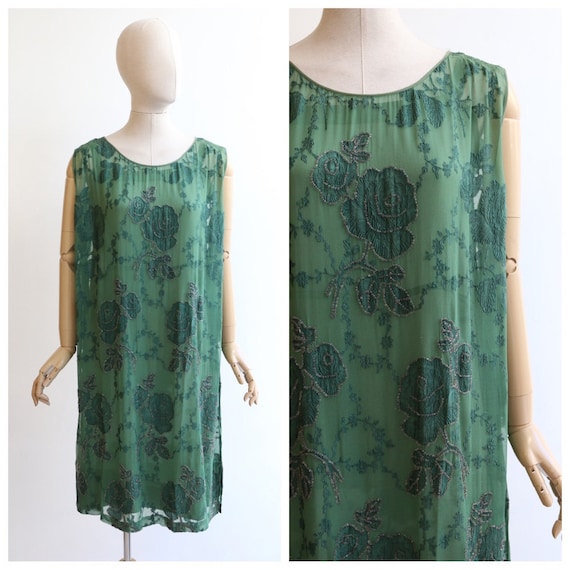 Vintage 1920's dress vintage 1920's flapper dress