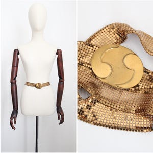 Vintage Gold Mesh Women\'s Waist Belt_26-29\