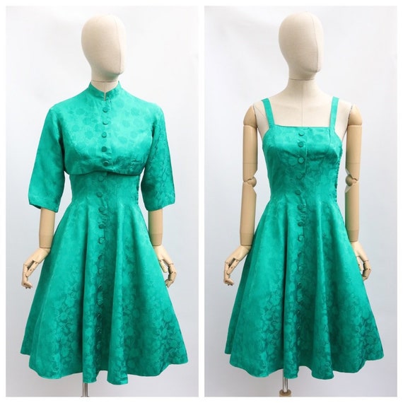 Vintage 1950's dress and jacket vintage 1950's eme