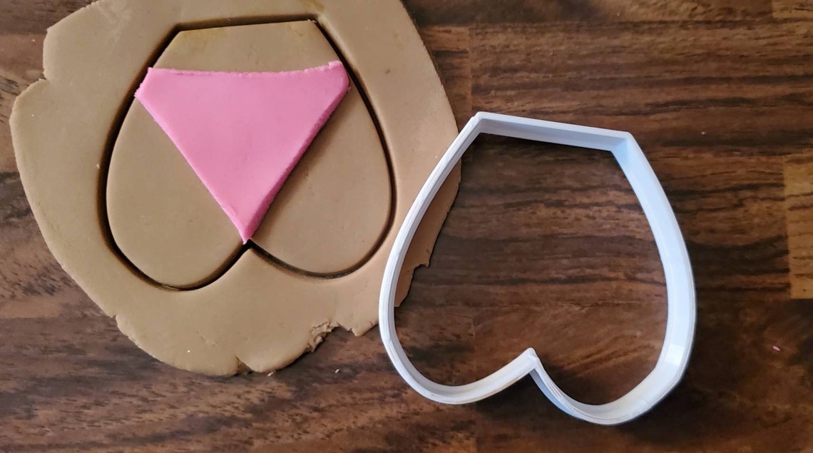 Booty Cookie Cutter Boobs Cookie Cutter Fondant Stencil Etsy