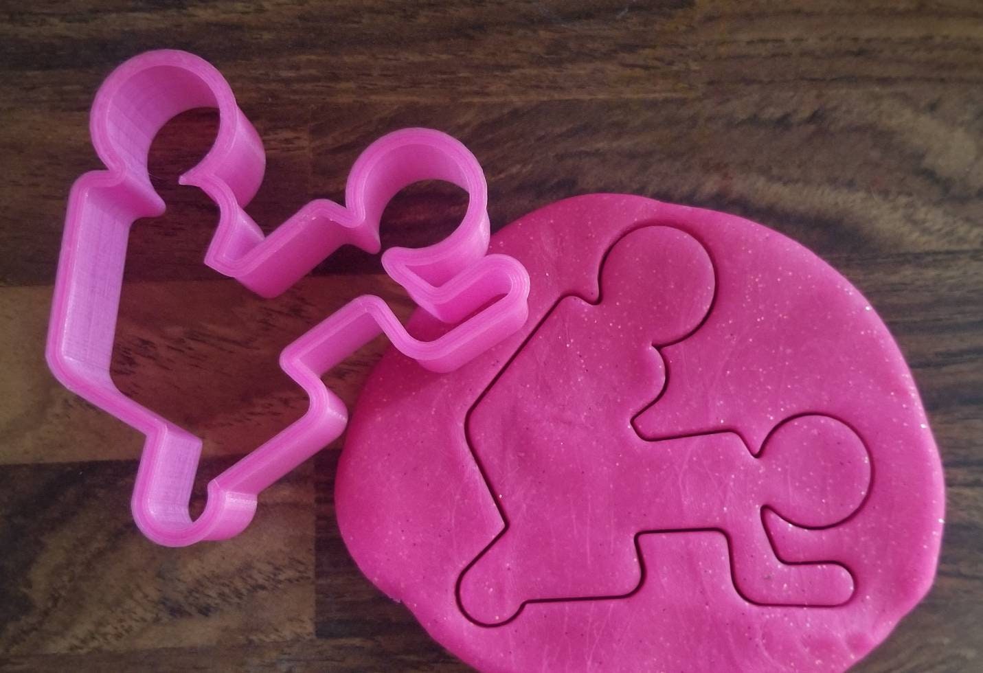 Fondant Stamp Polymer Clay Cutter, Cookie Cutter Sex Position Cookie Cutter M...