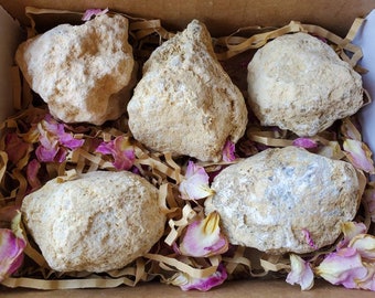 Break Your Own Geodes Gift Box Set of five SMALL 1.5&quot; Unopened Geodes Crystal Quartz Geodes Homeschool Geology ASMR Crystals Rocks Lapidary