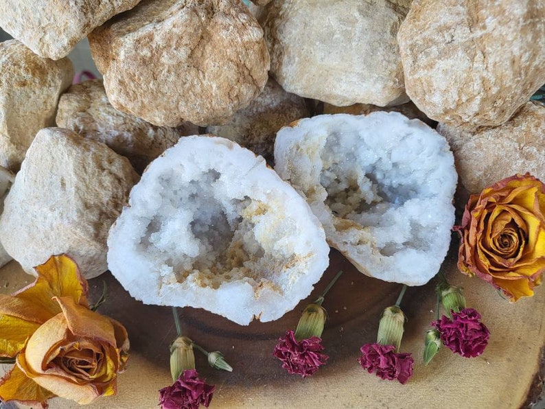 Quartz Rattler Guaranteed Hollow Moroccan Break Your Own Geode Rattler Crystal Quartz ...