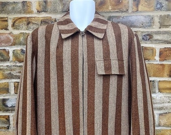 Vintage &quot;Hackett London&quot; Rare Anniversary 21 tweed striped designer sporting jacket, Size UK 42