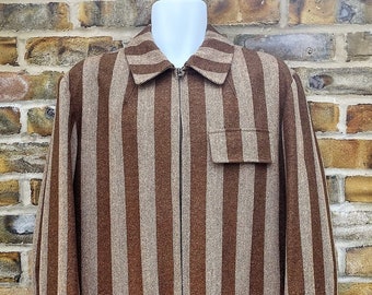 Vintage "Hackett London" Rare Anniversary 21 tweed striped designer sporting jacket, Size UK 42