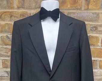 Vintage 1950s Burtons Wool Dinner Suit Tuxedo 34 Waist 40 Chest