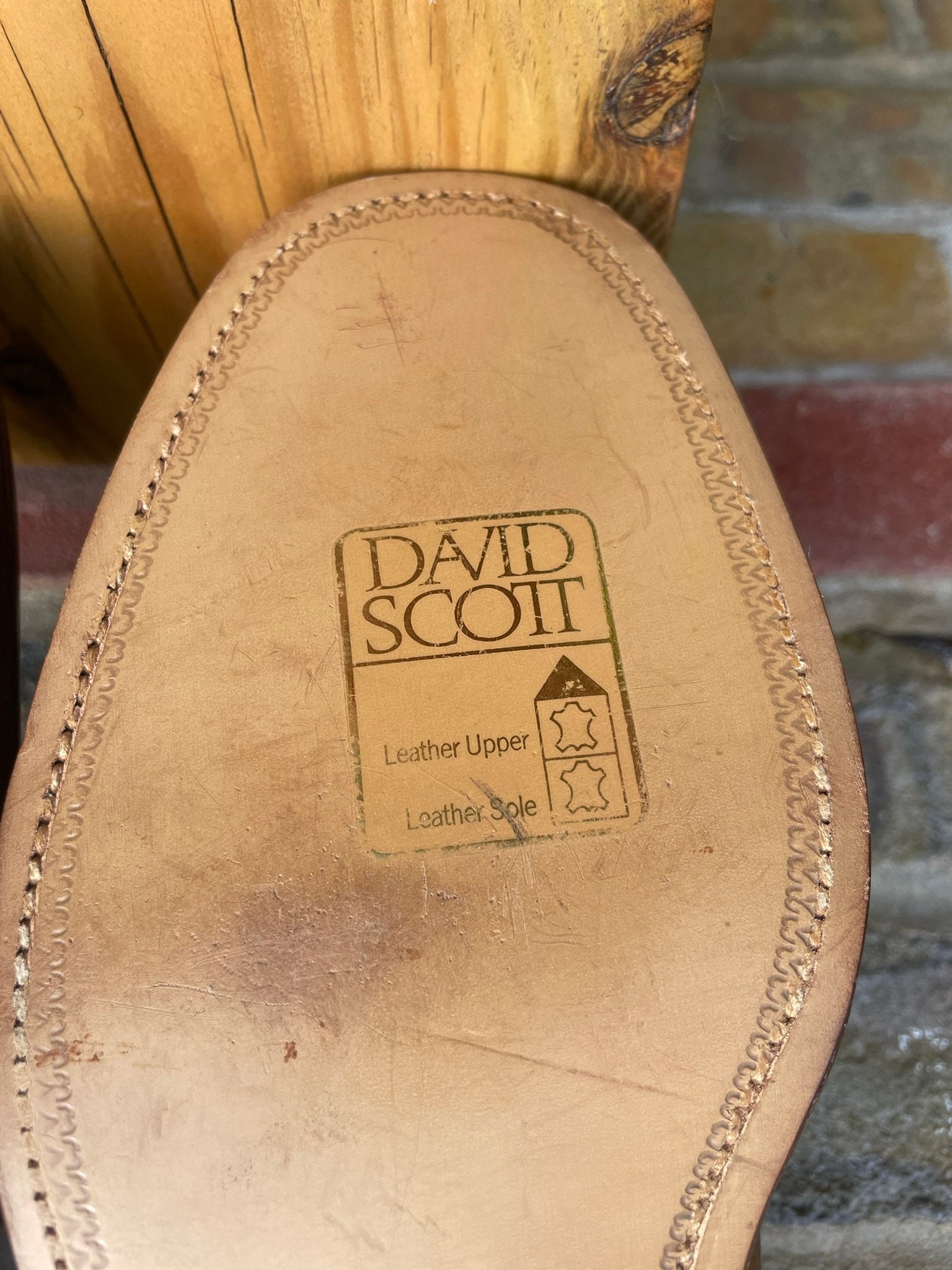 Vintage 1960 s david Scott Dark Brown Plain Oxford Leather Shoes Size UK 7 Etsy UK