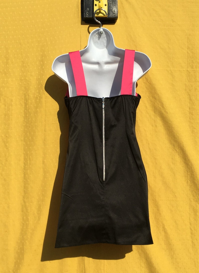 Vintage 1980/'s Hoop patterned party dress Size 10