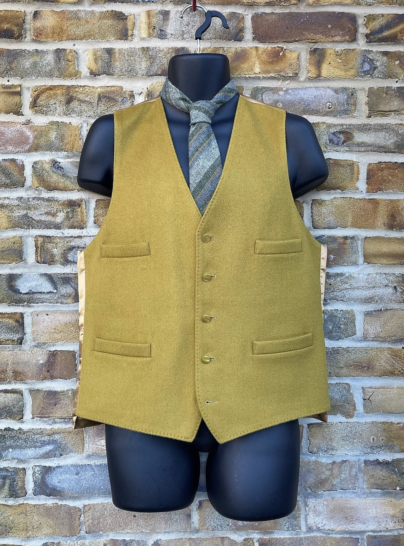 Yellow tweed deals waistcoat