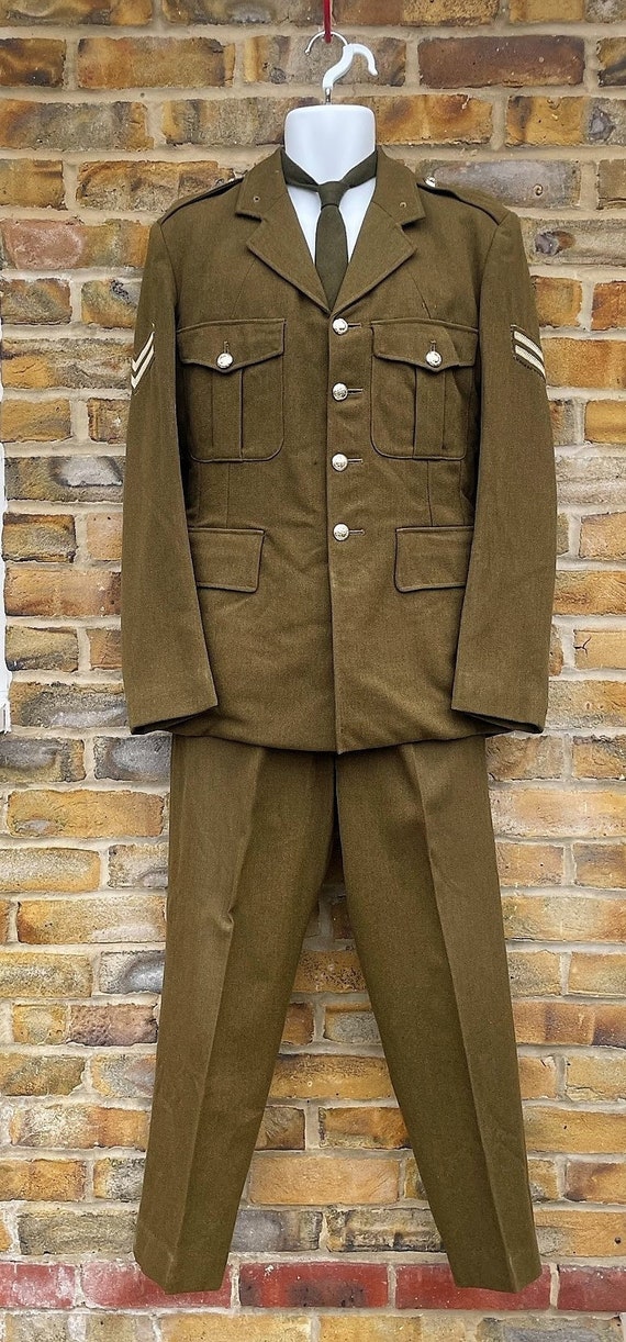 Vintage alrededor de 1960 Uniforme militar del ej rcito brit nico