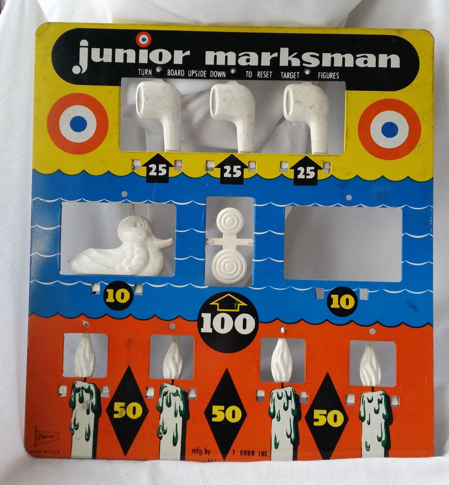 Jeu Ancien Tir SPORT TRAÎNER Mystery Shooting Gallery Jouet