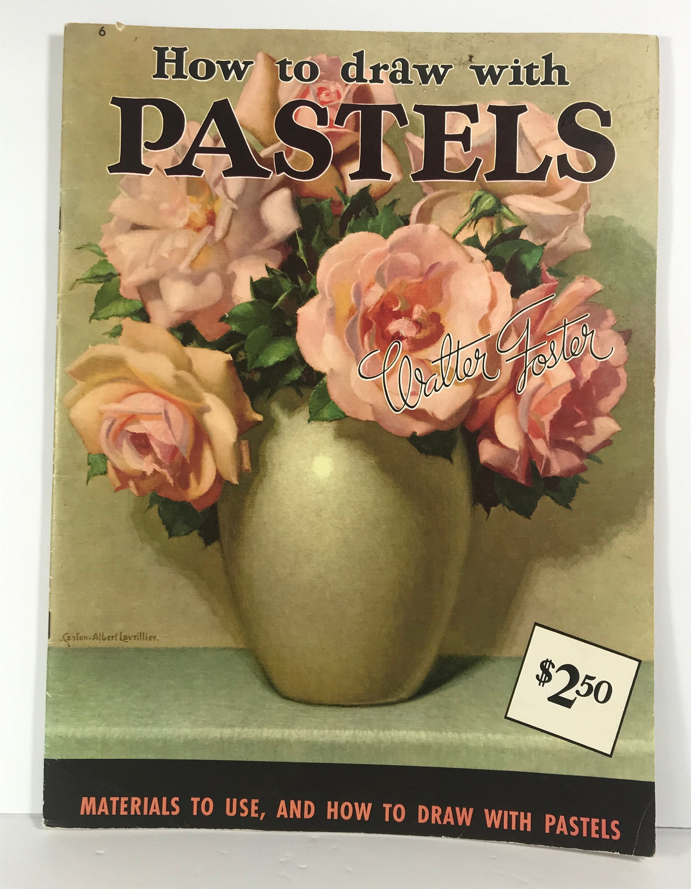 How to Draw with Pastels Walter Foster Art Book Instruction Teaching