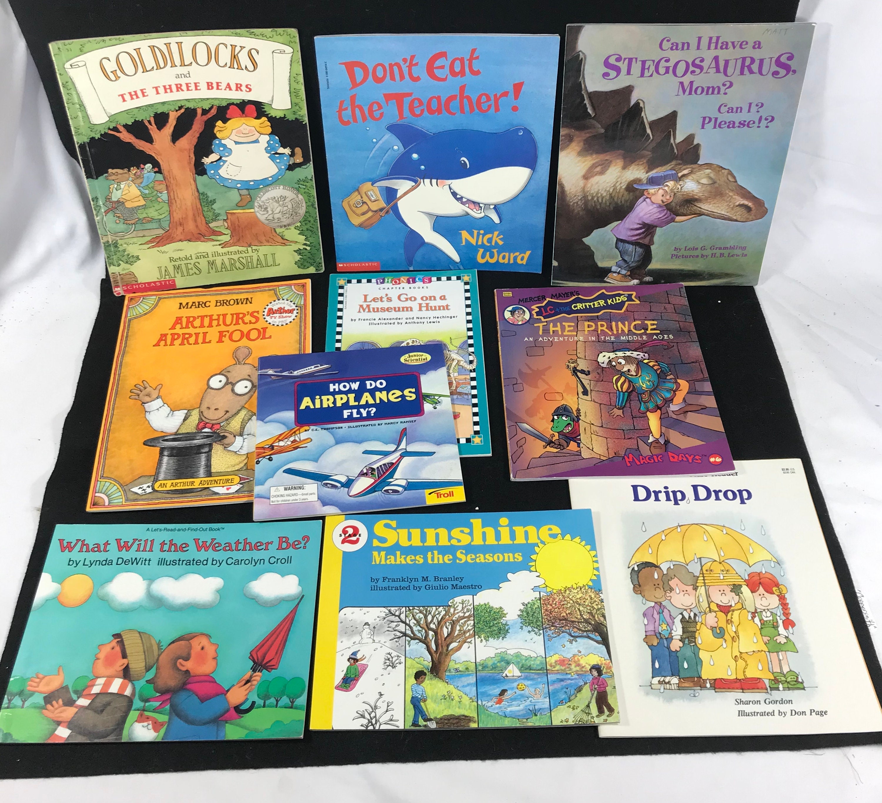 Lot of 12 Children Books Paperbacks Scholastic Troll Science