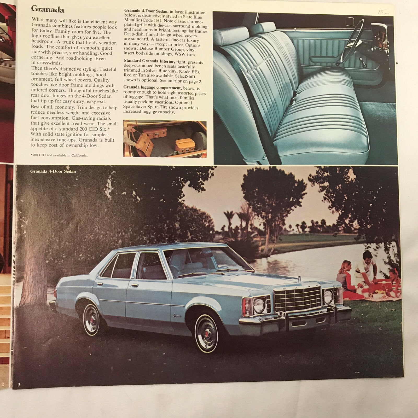 1976 Ford Granada Original Showroom Sales Brochure - Etsy