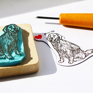 Kundendefinierter Hund Kühlschrankmagnet oder Stempel Set, Haustier Kühlschrankmagnet, Personalisierter Haustier Magnet, Katze Stempel Bild 3