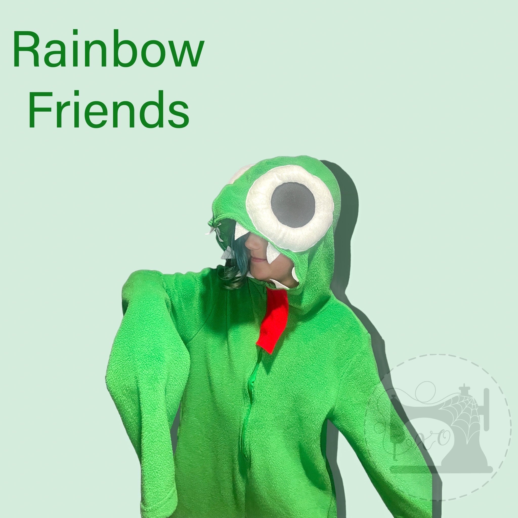 GREEN FROM RAINBOW FRIENDS - ROBLOX. ARTICULATED MONSTER. STL MODEL.