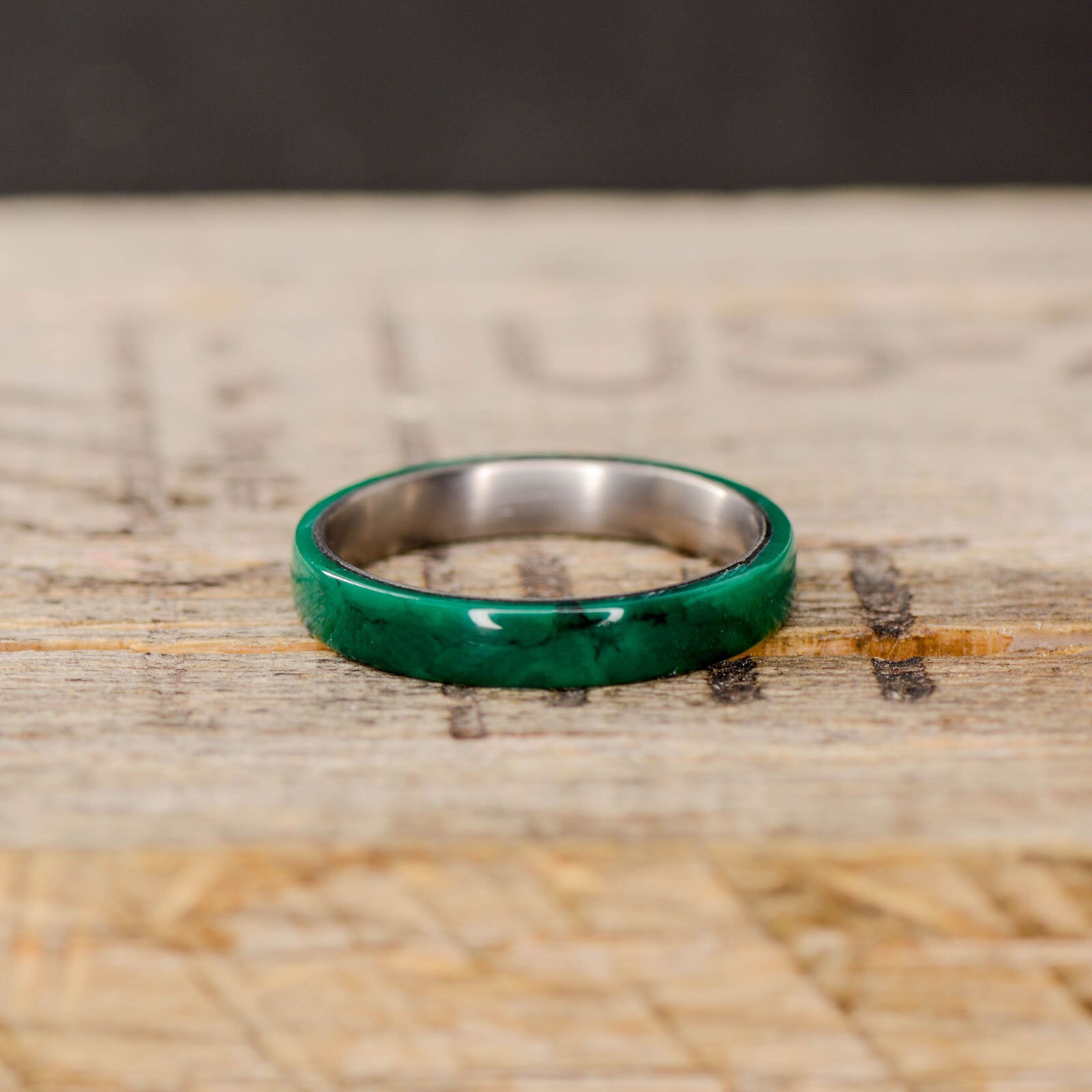 Imperial jade deals ring
