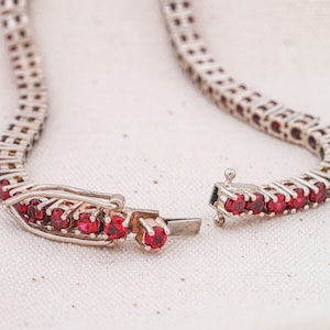 Chatham Ruby Tennis Bracelet