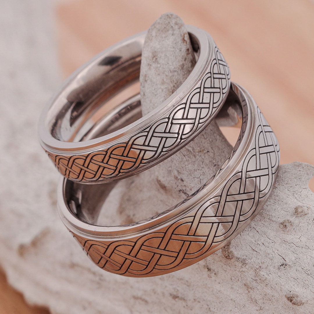 Celtic Knot Rings - Stone Forge Studios - Etsy