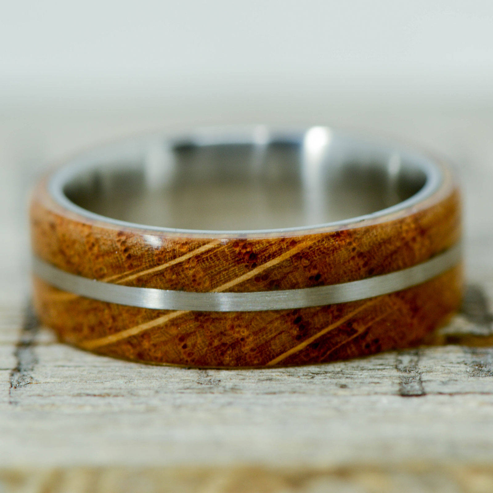 Men's Wedding/Engagement Ring Jack Daniels Barrel Stave