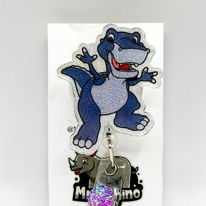 Chomper land before time trex  Retractable ID Badge Reel nurse teacher badge reel