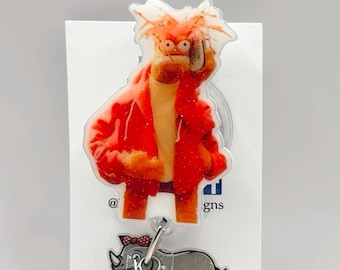 Pepe Meme Handmade Retractable Badge Reel: Nurse/Teacher ID