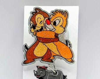 Chip and Dale Retractable Badge Reel: Nurse Teacher ID Badge