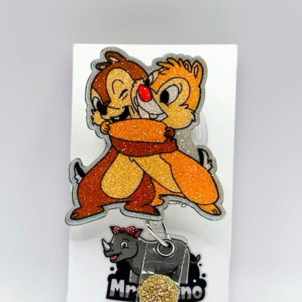 Chip and Dale Retractable Badge Reel: Nurse Teacher ID Badge