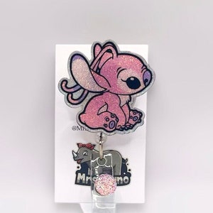 HUNGRY STITCH, Lilo & Stitch, Disney Badge reel, Badge reel, Nurse,  Teacher