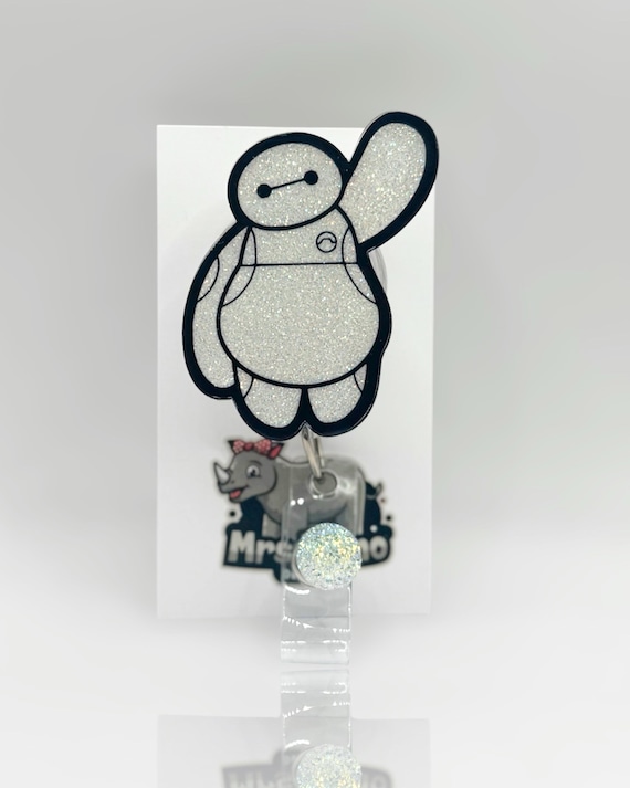 baymax big hero 6  nurse teacher badge reel