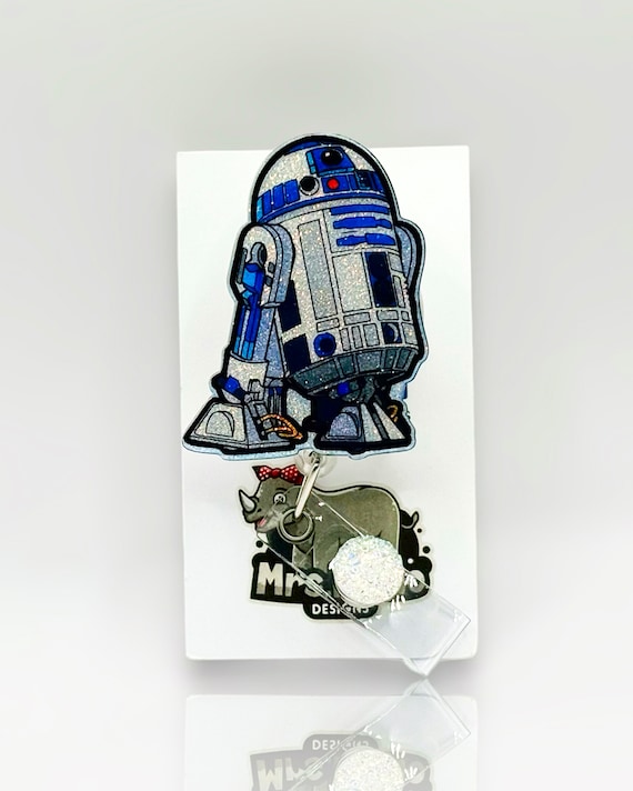 R2-D2 Badge Reel: Acrylic Nurse, Teacher, Office ID Holder