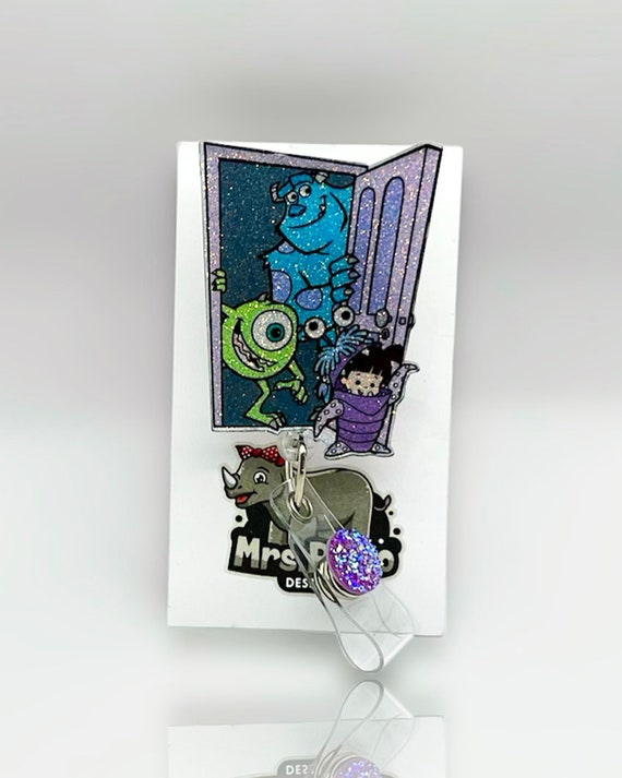 Monsters Inc. Retractable ID Badge Reel: Sully, Mike & Boo