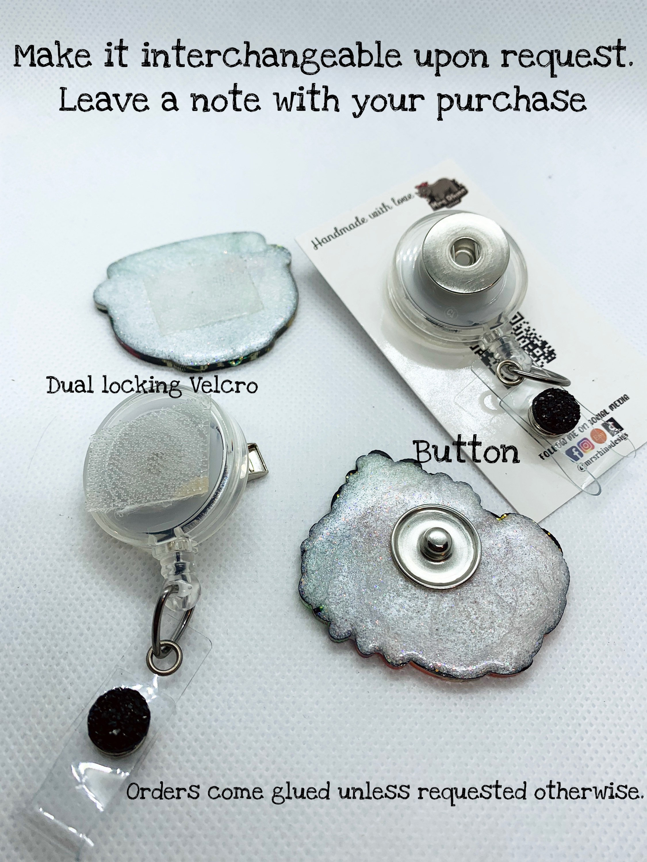 Greys Anatomy . Retractable ID Badge Reel Nurse Teacher Badge Reel 