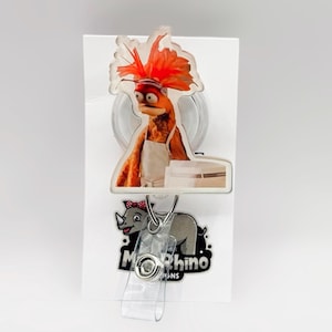 Pepe Apron Meme Retractable ID Badge Reel - Nurse Teacher Badge
