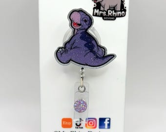 Little Foot Dinosaur Retractable ID Badge Reel