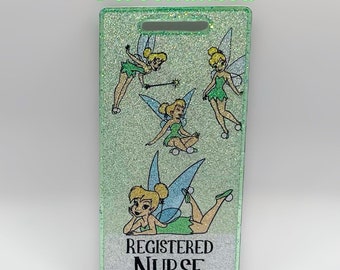 Tinkerbelle tink fairy Peter Pan  badge buddy Badge Buddy (ID badge holder) badge buddies