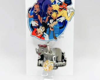 Powerline, Goofy Movie  Retractable ID Badge Reel: Nurse Teacher Badge