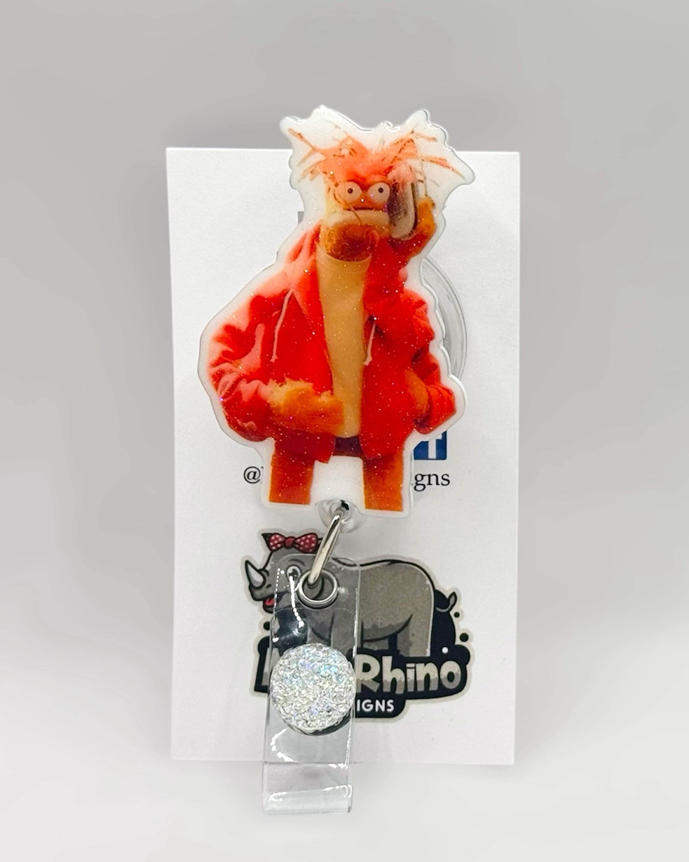 Pepe the King Prawn Badge Reel - Etsy