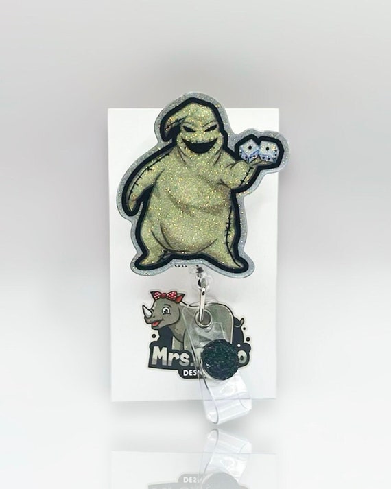 Oogie Boogie With Dice Nightmare Before Christmas . Retractable ID