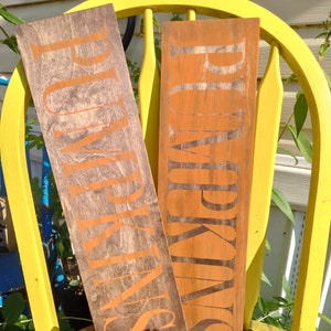 Pumpkins | Rustic Pumpkin Sign | Fall Decor | Primitive Pumpkin Sign