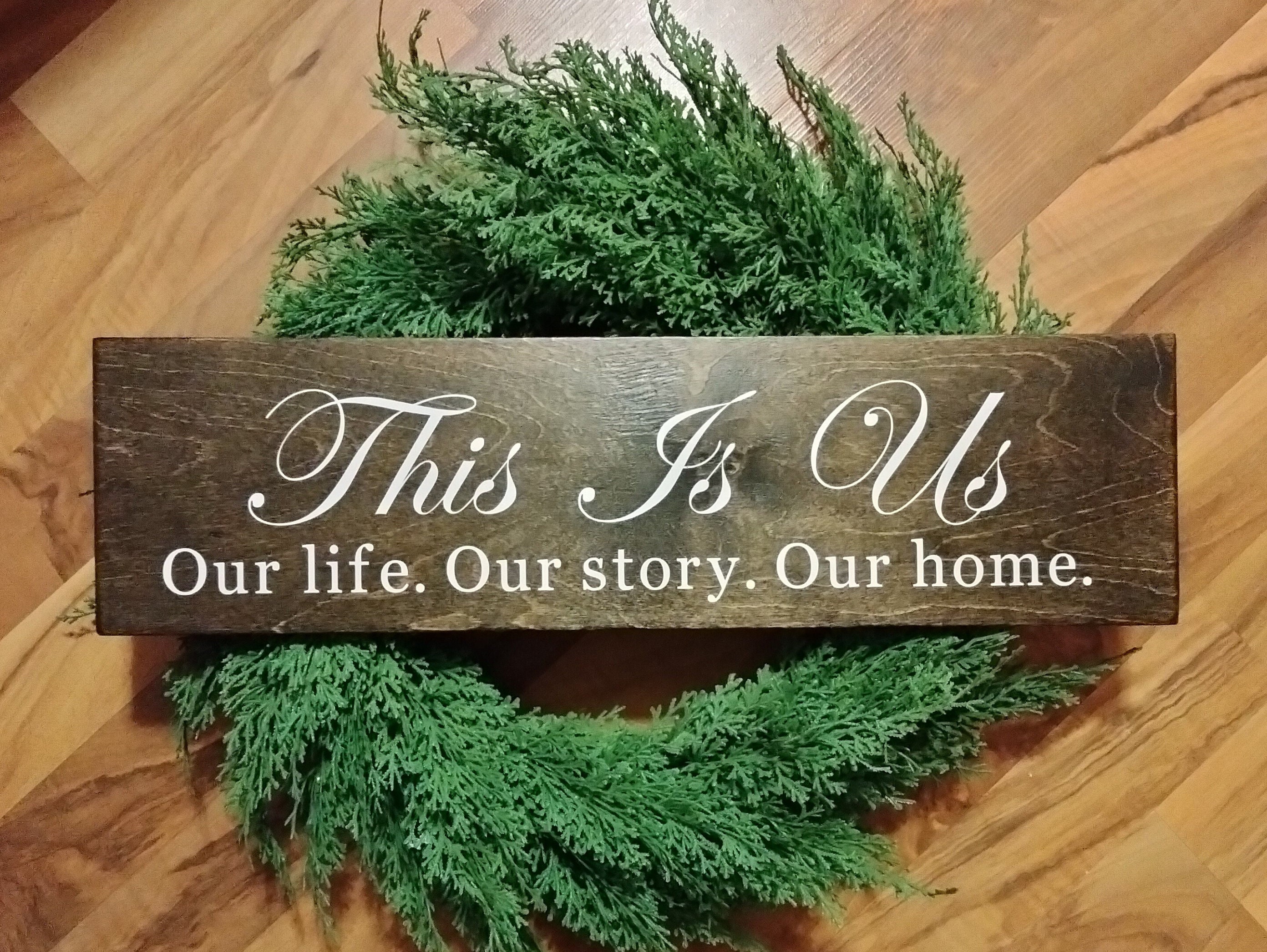 This is Us Family Sign Home Decor Wedding Gift Etsy