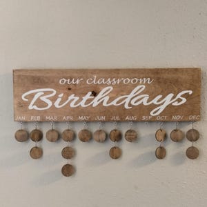Classroom Birthday Board | Class Birthdays | Teacher Birthday Board Birthday Board For Classroom