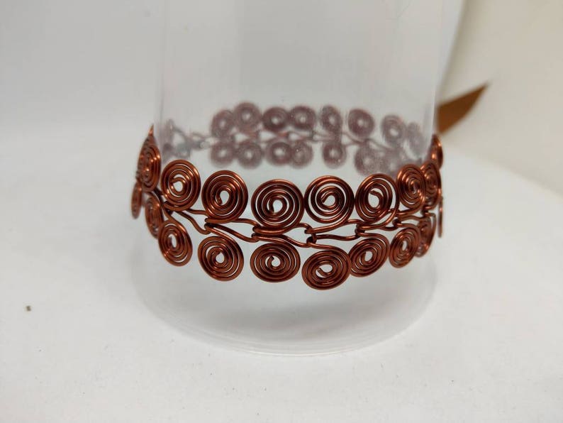 Silver coil chain link bracelet Etsy