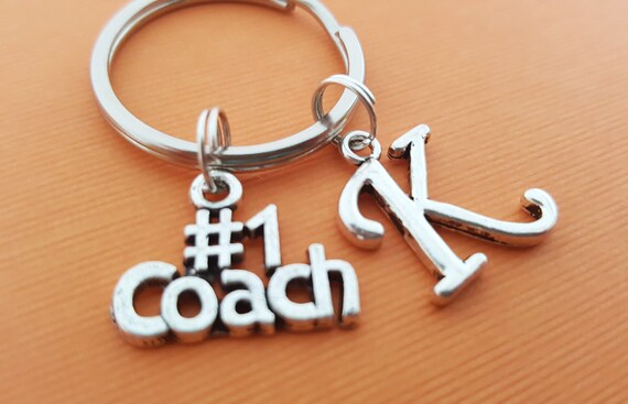 Coach initial keychain discount