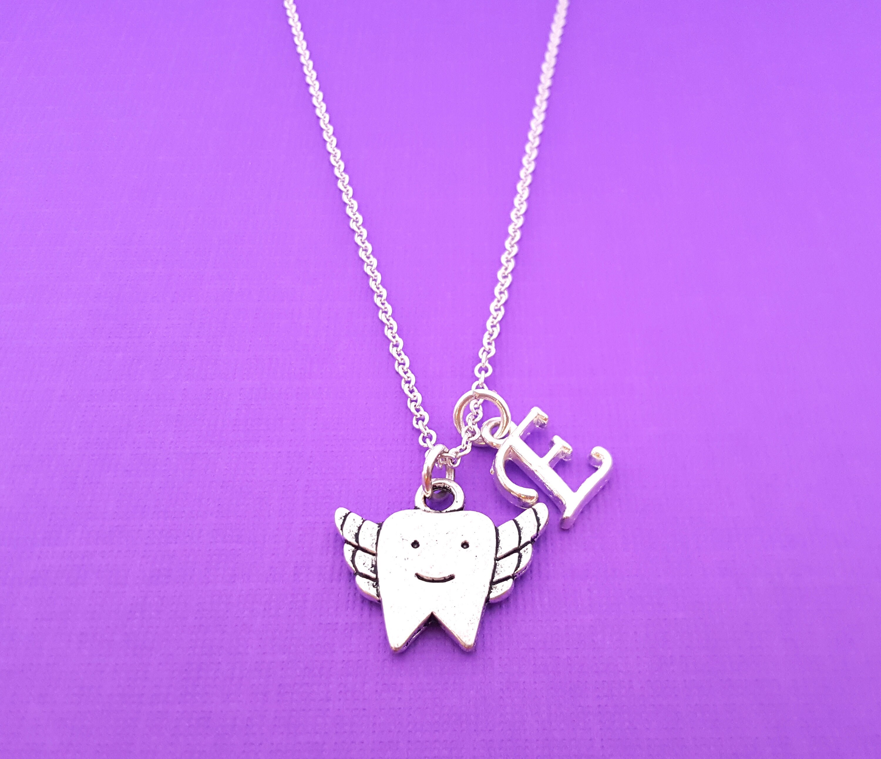 Tooth Fairy Necklace Tooth Necklace Tooth Fairy Etsy