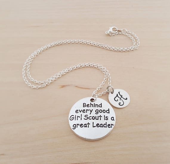 Behind every good girl scout is a great leader charm..pendant LOT of 5