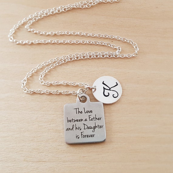 father necklace personalized