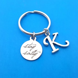 Stay Salty Keychain - Personalized Keychain - Custom Key Chain - Personalized Gift-Gift for Him / Her - Stay Salty Keychain - Stay Salty