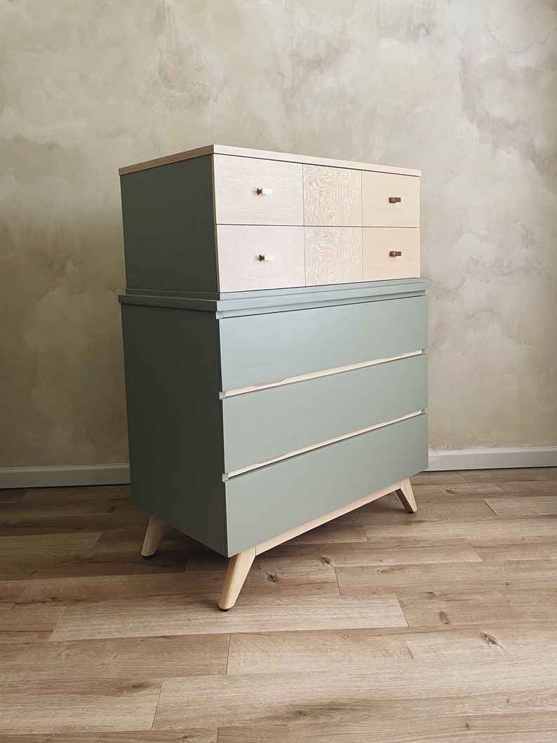 Two-Tone Highboy Dresser image 3