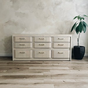 Natural Wood Dresser image 1